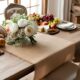 Burlap Runner Table