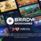 Brady Sucks Games on Vercel, offering interactive and engaging online gaming experiences.